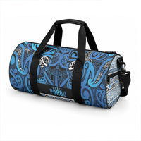 Aotearoa Iwi Ngati Porou Duffle Bag Maori Wharenui House Tribal Pattern