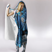 Aotearoa Iwi Ngati Porou Hooded Blanket Maori Wharenui House Tribal Pattern