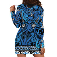 Aotearoa Iwi Ngati Porou Hoodie Dress Maori Wharenui House Tribal Pattern