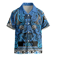 Aotearoa Iwi Ngati Porou Kid Hawaiian Shirt Maori Wharenui House Tribal Pattern