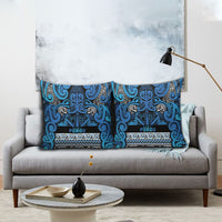 Aotearoa Iwi Ngati Porou Pillow Cover Maori Wharenui House Tribal Pattern
