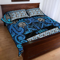 Aotearoa Iwi Ngati Porou Quilt Bed Set Maori Wharenui House Tribal Pattern