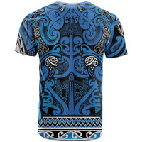 Aotearoa Iwi Ngati Porou T Shirt Maori Wharenui House Tribal Pattern