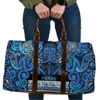 Aotearoa Iwi Ngati Porou Travel Bag Maori Wharenui House Tribal Pattern