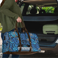 Aotearoa Iwi Ngati Porou Travel Bag Maori Wharenui House Tribal Pattern
