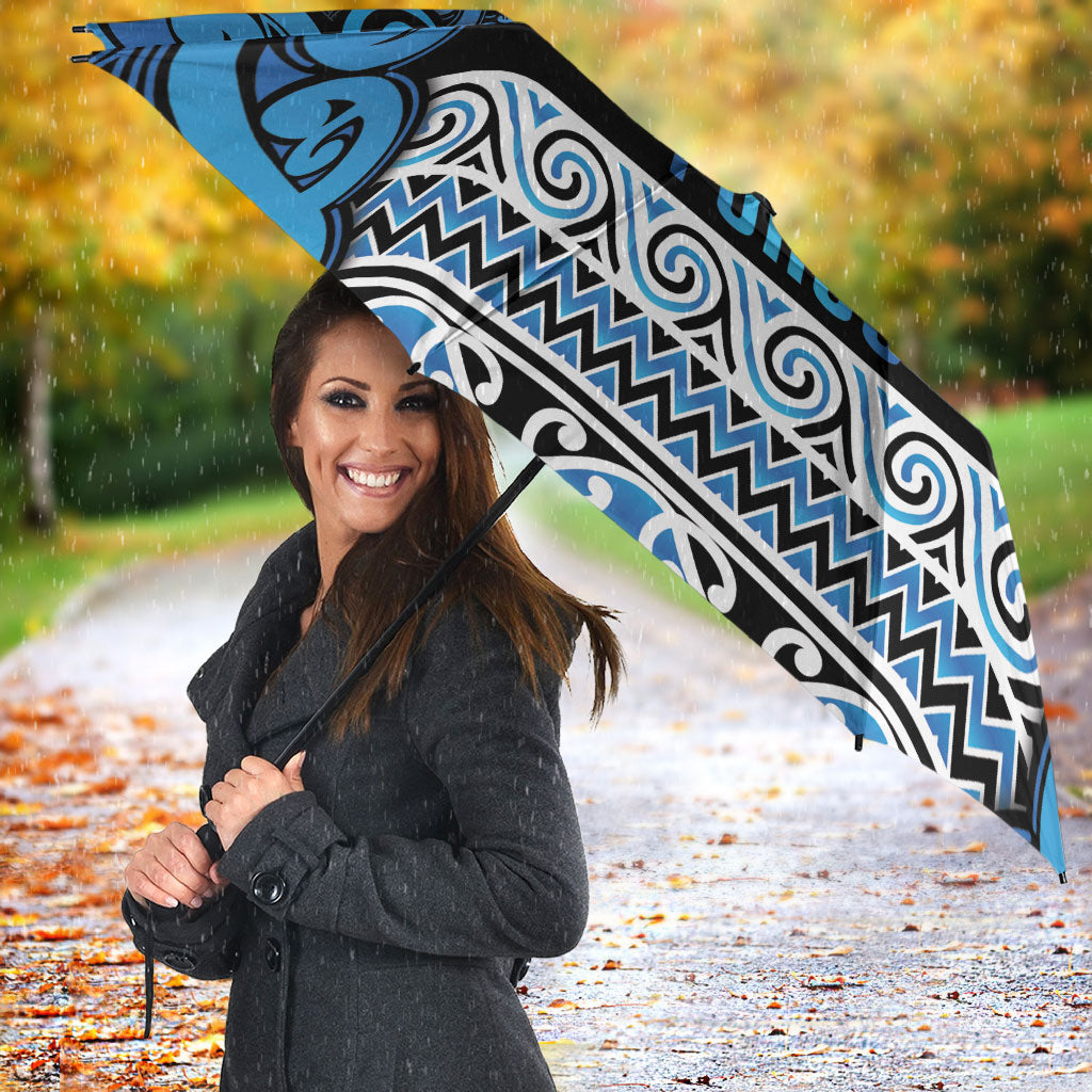 Aotearoa Iwi Ngati Porou Umbrella Maori Wharenui House Tribal Pattern