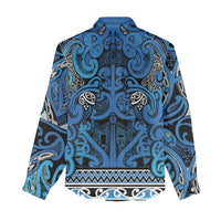Aotearoa Iwi Ngati Porou Women Casual Shirt Maori Wharenui House Tribal Pattern