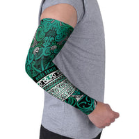 Aotearoa Iwi Ngai Tahu Arm Sleeves Maori Wharenui House Tribal Pattern