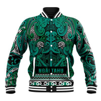 Aotearoa Iwi Ngai Tahu Baseball Jacket Maori Wharenui House Tribal Pattern