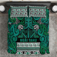 Aotearoa Iwi Ngai Tahu Bedding Set Maori Wharenui House Tribal Pattern