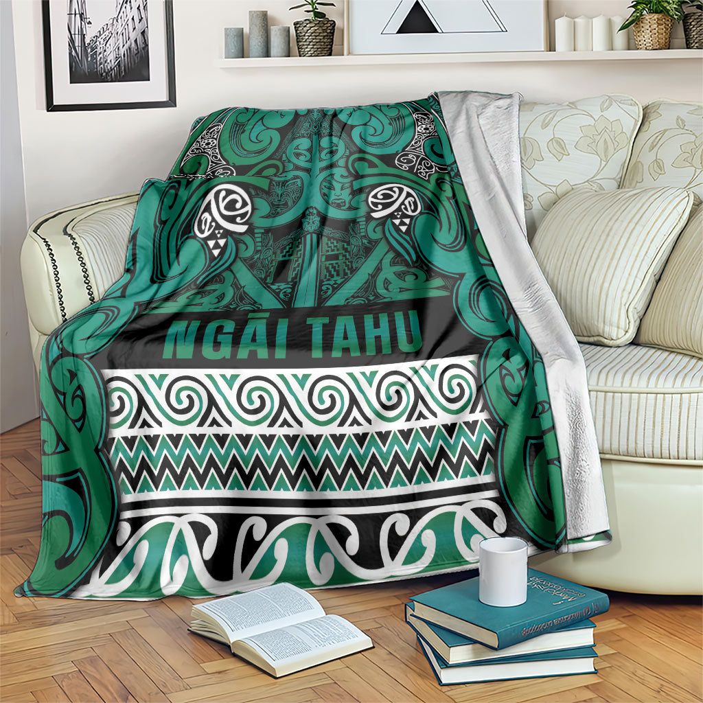 Aotearoa Iwi Ngai Tahu Blanket Maori Wharenui House Tribal Pattern