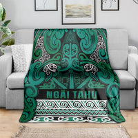 Aotearoa Iwi Ngai Tahu Blanket Maori Wharenui House Tribal Pattern