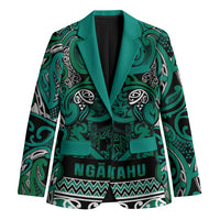 Aotearoa Iwi Ngai Tahu Blazer Maori Wharenui House Tribal Pattern
