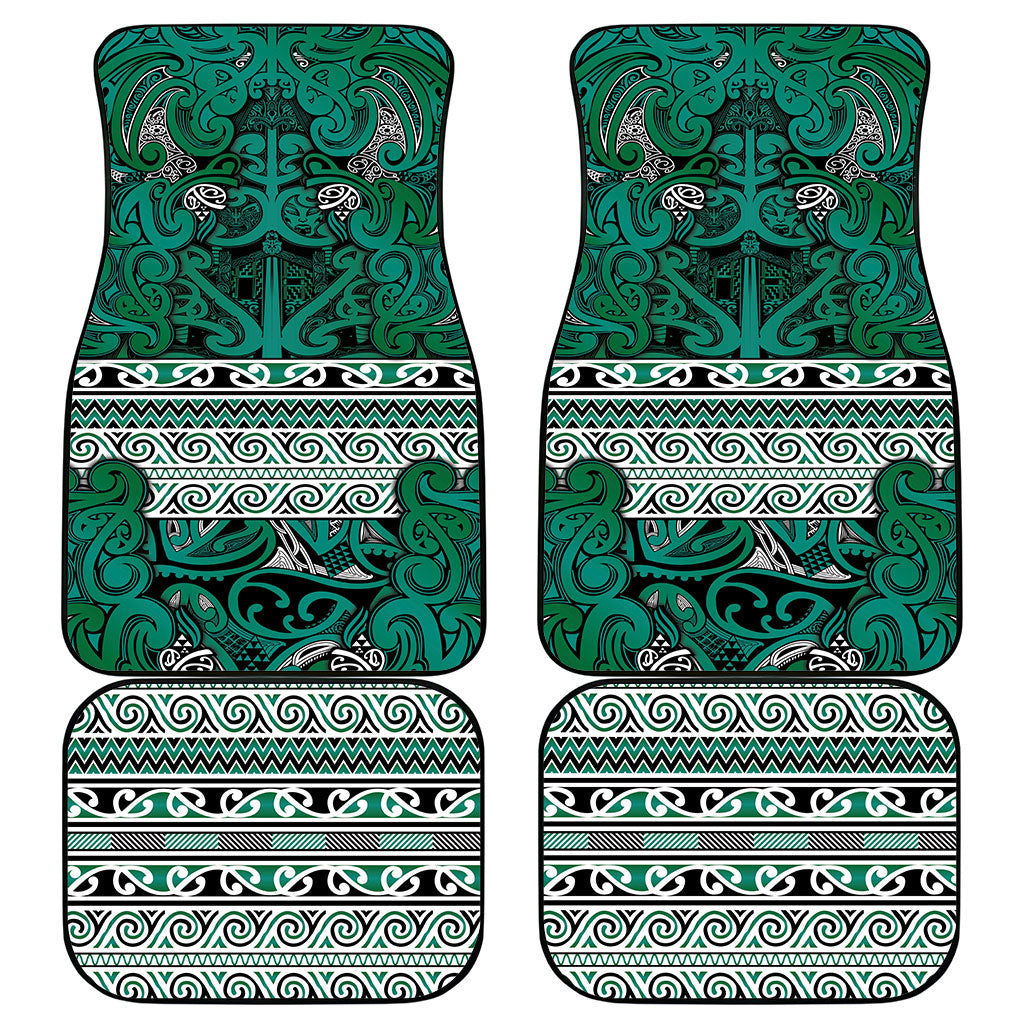 Aotearoa Iwi Ngai Tahu Car Mats Maori Wharenui House Tribal Pattern