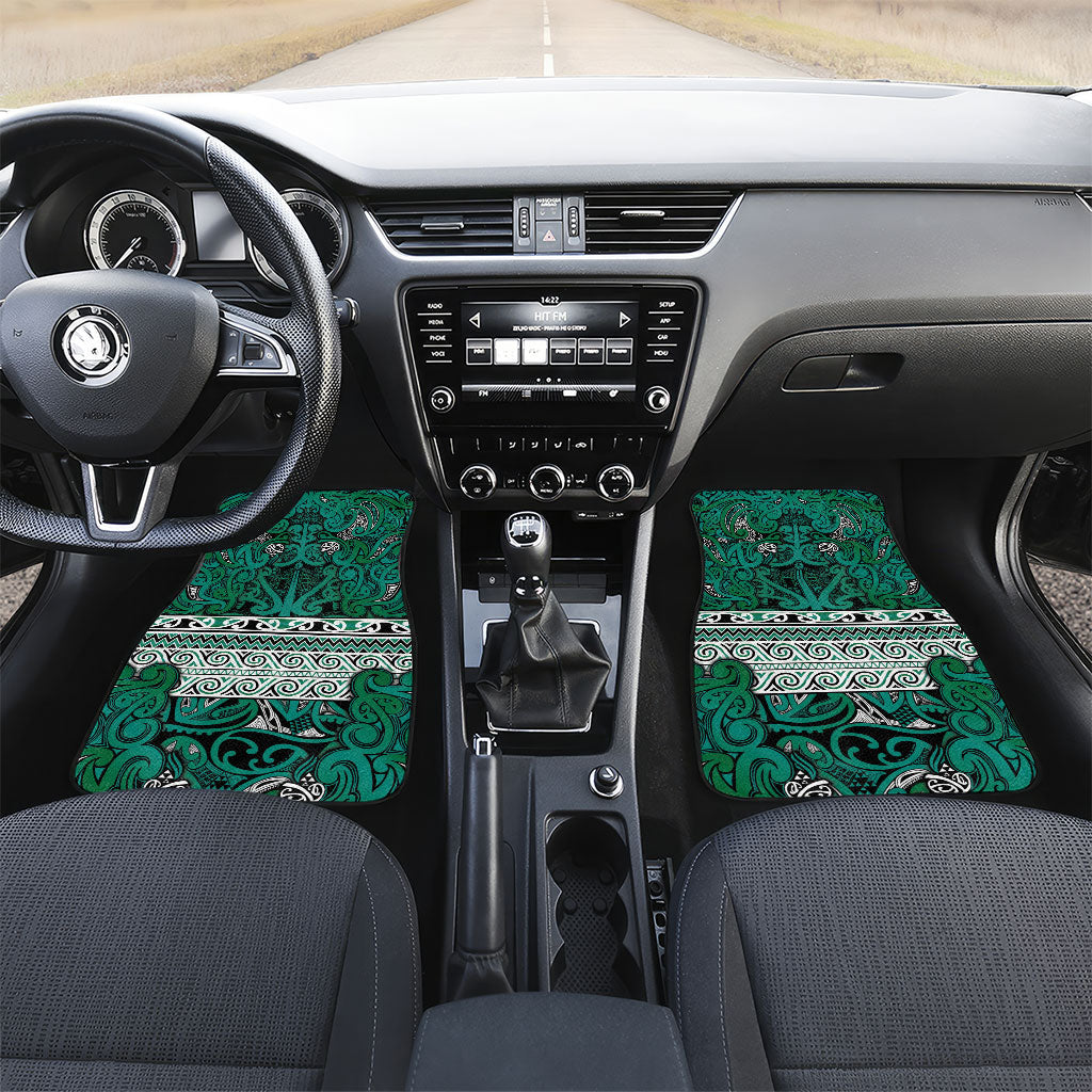 Aotearoa Iwi Ngai Tahu Car Mats Maori Wharenui House Tribal Pattern