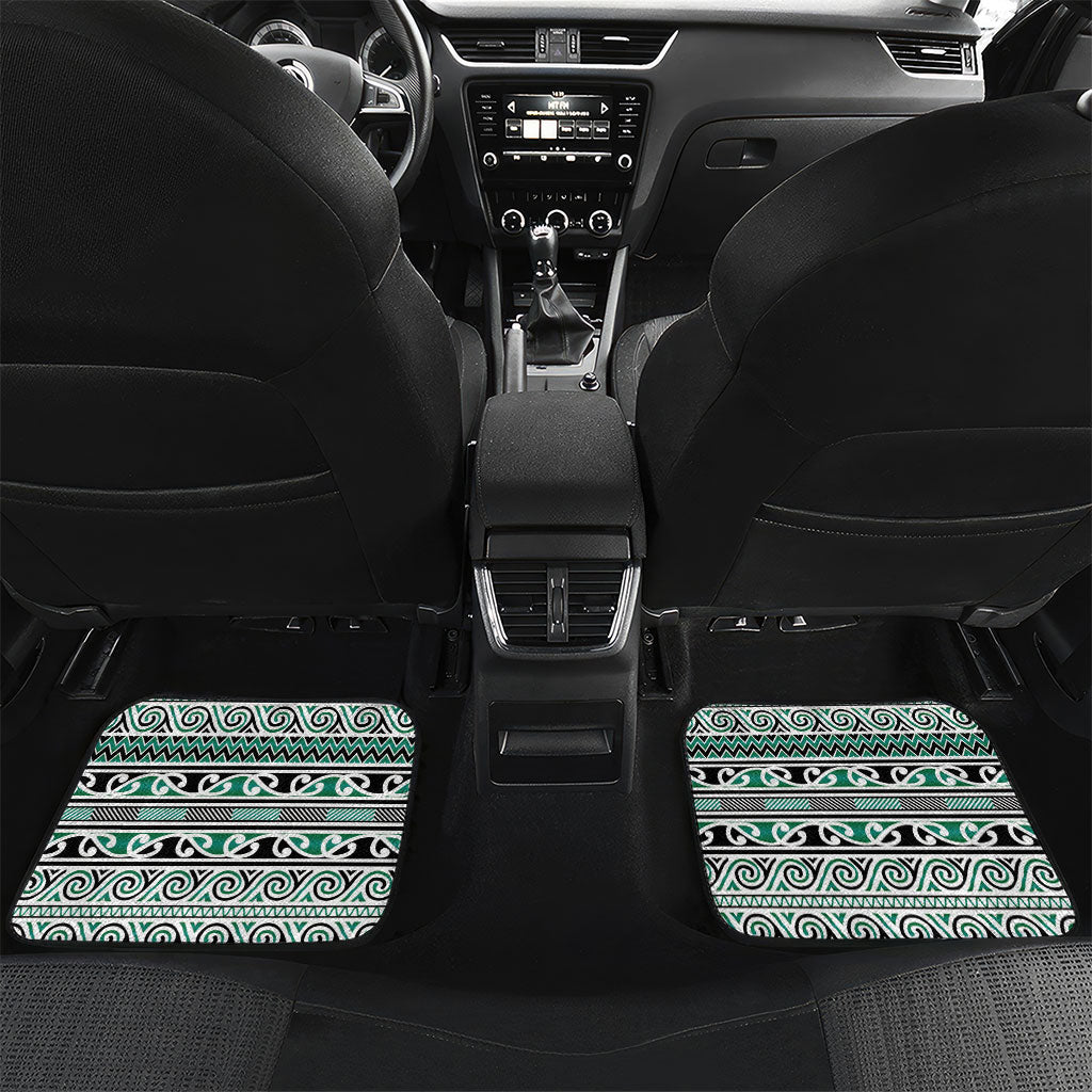 Aotearoa Iwi Ngai Tahu Car Mats Maori Wharenui House Tribal Pattern
