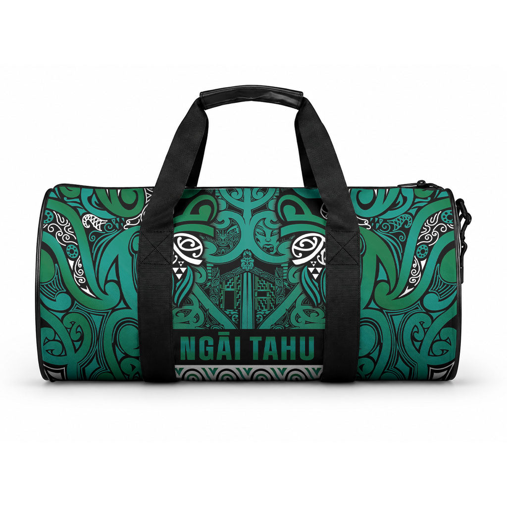 Aotearoa Iwi Ngai Tahu Duffle Bag Maori Wharenui House Tribal Pattern
