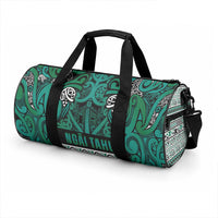 Aotearoa Iwi Ngai Tahu Duffle Bag Maori Wharenui House Tribal Pattern