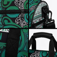 Aotearoa Iwi Ngai Tahu Duffle Bag Maori Wharenui House Tribal Pattern