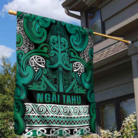 Aotearoa Iwi Ngai Tahu Garden Flag Maori Wharenui House Tribal Pattern