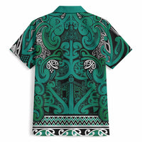 Aotearoa Iwi Ngai Tahu Hawaiian Shirt Maori Wharenui House Tribal Pattern