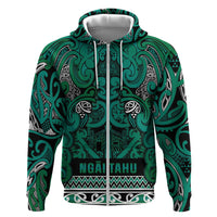 Aotearoa Iwi Ngai Tahu Hoodie Maori Wharenui House Tribal Pattern