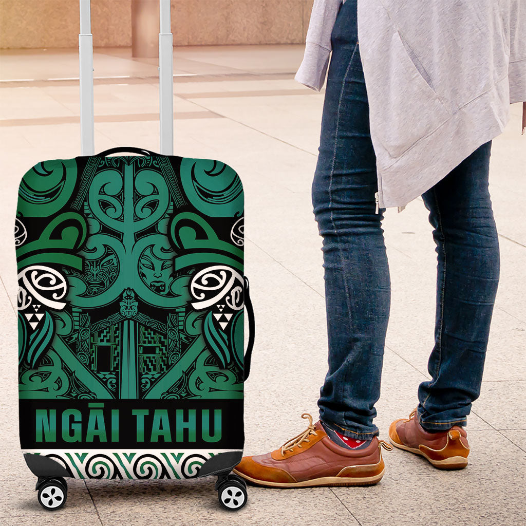Aotearoa Iwi Ngai Tahu Luggage Cover Maori Wharenui House Tribal Pattern
