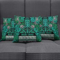 Aotearoa Iwi Ngai Tahu Pillow Cover Maori Wharenui House Tribal Pattern