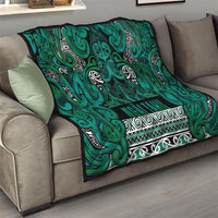 Aotearoa Iwi Ngai Tahu Quilt Maori Wharenui House Tribal Pattern