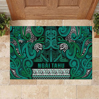 Aotearoa Iwi Ngai Tahu Rubber Doormat Maori Wharenui House Tribal Pattern