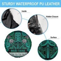 Aotearoa Iwi Ngai Tahu Spare Tire Cover Maori Wharenui House Tribal Pattern
