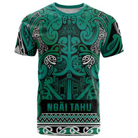 Aotearoa Iwi Ngai Tahu T Shirt Maori Wharenui House Tribal Pattern