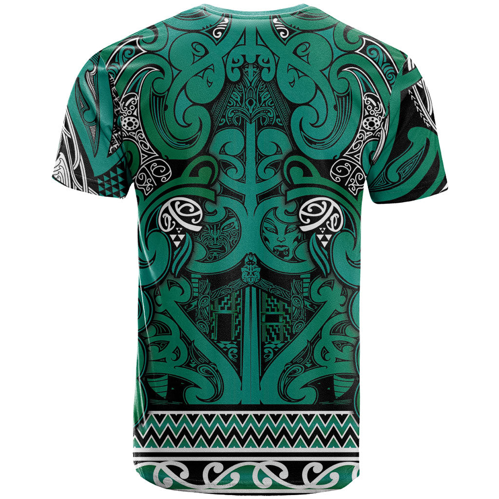 Aotearoa Iwi Ngai Tahu T Shirt Maori Wharenui House Tribal Pattern