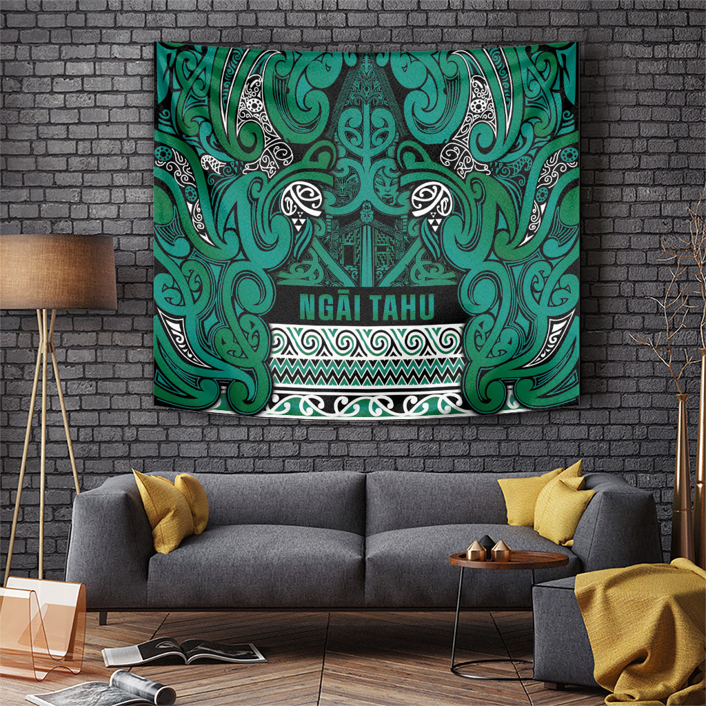 Aotearoa Iwi Ngai Tahu Tapestry Maori Wharenui House Tribal Pattern