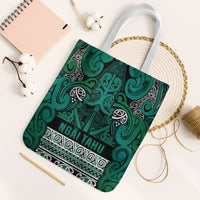 Aotearoa Iwi Ngai Tahu Tote Bag Maori Wharenui House Tribal Pattern