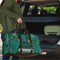 Aotearoa Iwi Ngai Tahu Travel Bag Maori Wharenui House Tribal Pattern