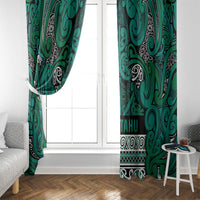 Aotearoa Iwi Ngai Tahu Window Curtain Maori Wharenui House Tribal Pattern