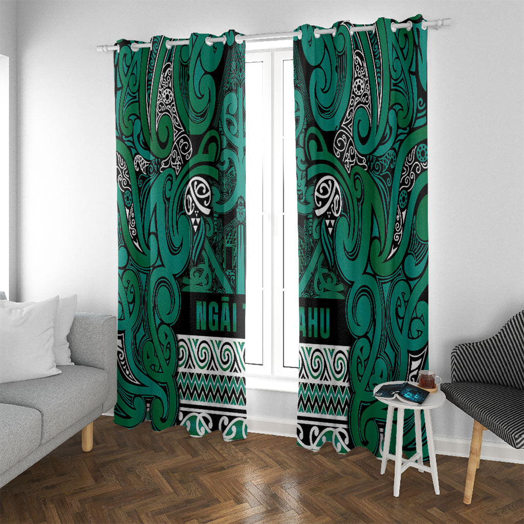 Aotearoa Iwi Ngai Tahu Window Curtain Maori Wharenui House Tribal Pattern