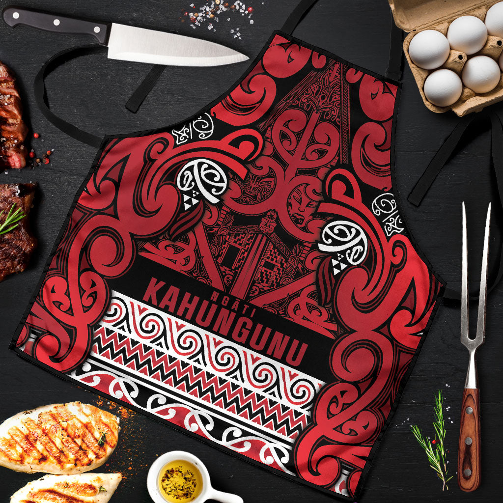 Aotearoa Iwi Ngati Kahungunu Apron Maori Wharenui House Tribal Pattern