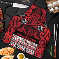 Aotearoa Iwi Ngati Kahungunu Apron Maori Wharenui House Tribal Pattern