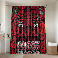 Aotearoa Iwi Ngati Kahungunu Bathroom Set Maori Wharenui House Tribal Pattern