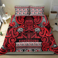 Aotearoa Iwi Ngati Kahungunu Bedding Set Maori Wharenui House Tribal Pattern