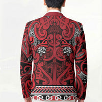 Aotearoa Iwi Ngati Kahungunu Blazer Maori Wharenui House Tribal Pattern