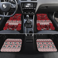 Aotearoa Iwi Ngati Kahungunu Car Mats Maori Wharenui House Tribal Pattern