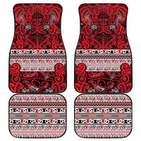 Aotearoa Iwi Ngati Kahungunu Car Mats Maori Wharenui House Tribal Pattern