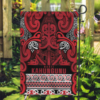 Aotearoa Iwi Ngati Kahungunu Garden Flag Maori Wharenui House Tribal Pattern