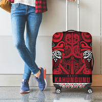 Aotearoa Iwi Ngati Kahungunu Luggage Cover Maori Wharenui House Tribal Pattern