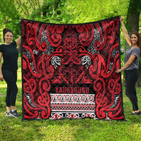 Aotearoa Iwi Ngati Kahungunu Quilt Maori Wharenui House Tribal Pattern