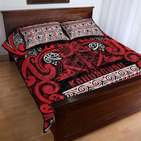 Aotearoa Iwi Ngati Kahungunu Quilt Bed Set Maori Wharenui House Tribal Pattern