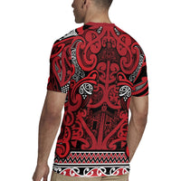 Aotearoa Iwi Ngati Kahungunu Rugby Jersey Maori Wharenui House Tribal Pattern